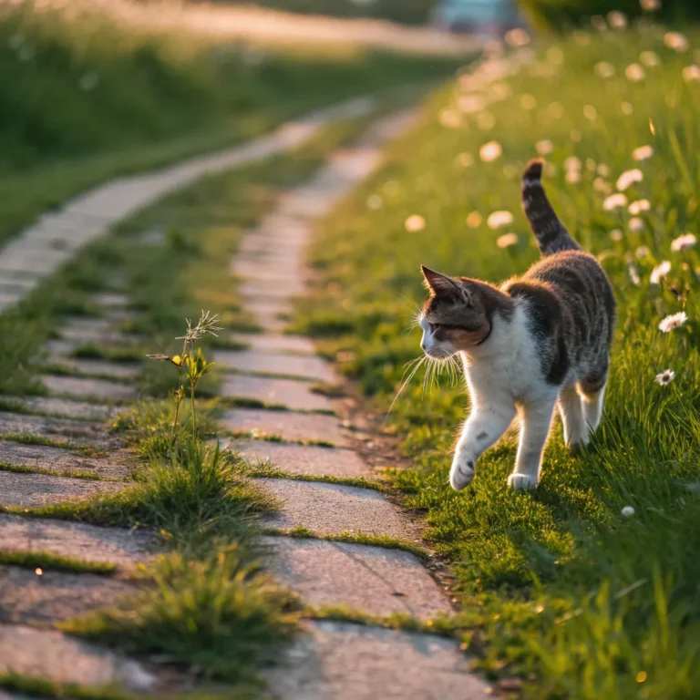 Cat Cool in Summer