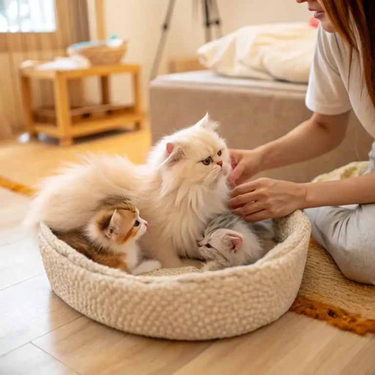 cats bring kittens