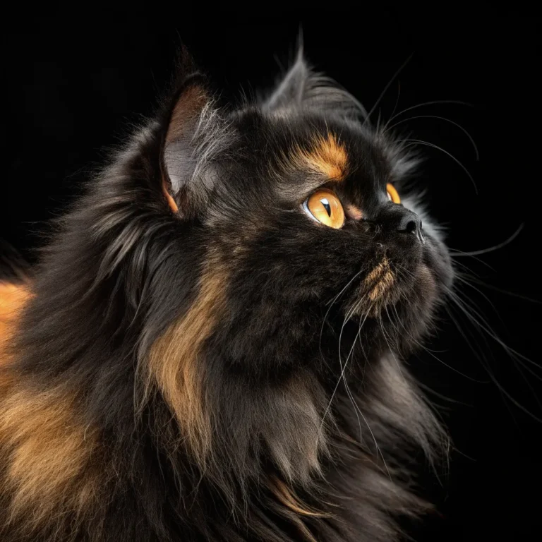 Black Cat Turning Brown