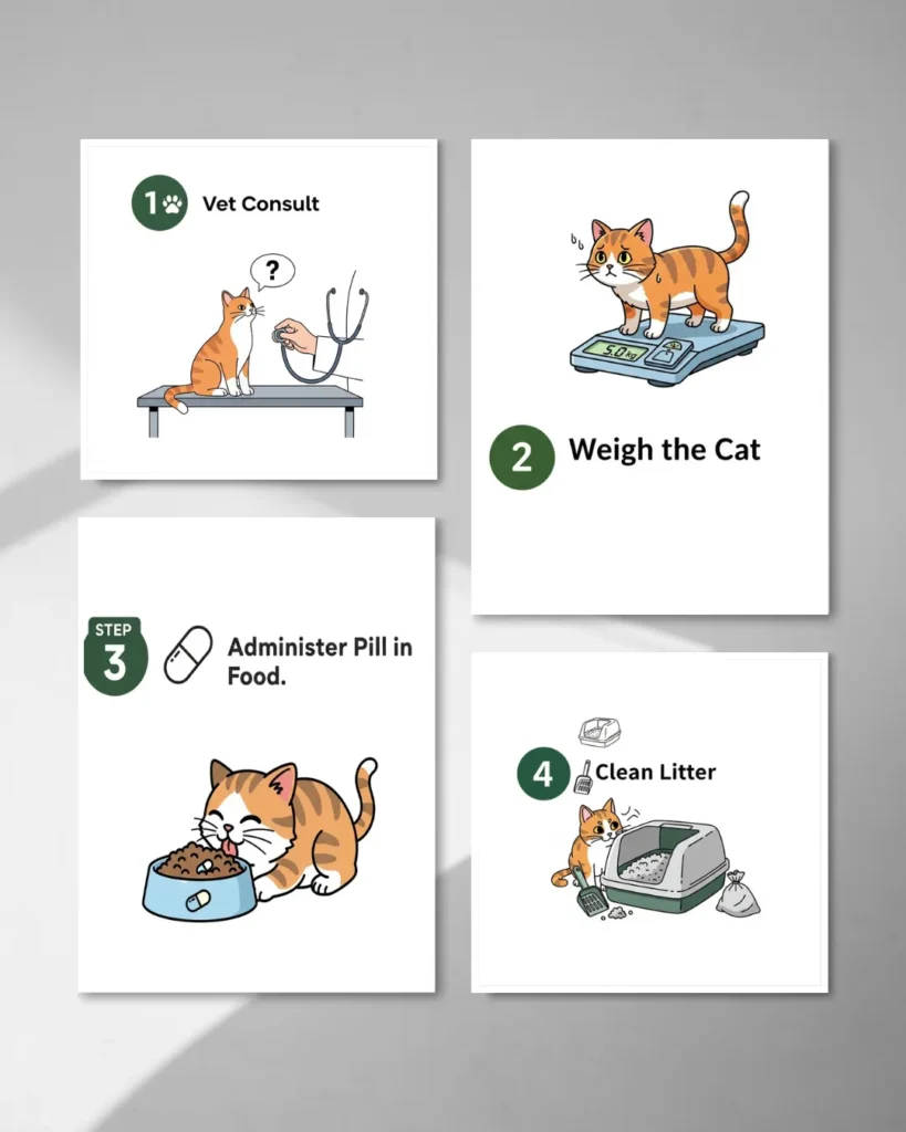 How to deworm a cat step-by-step guide with vet-approved methods"