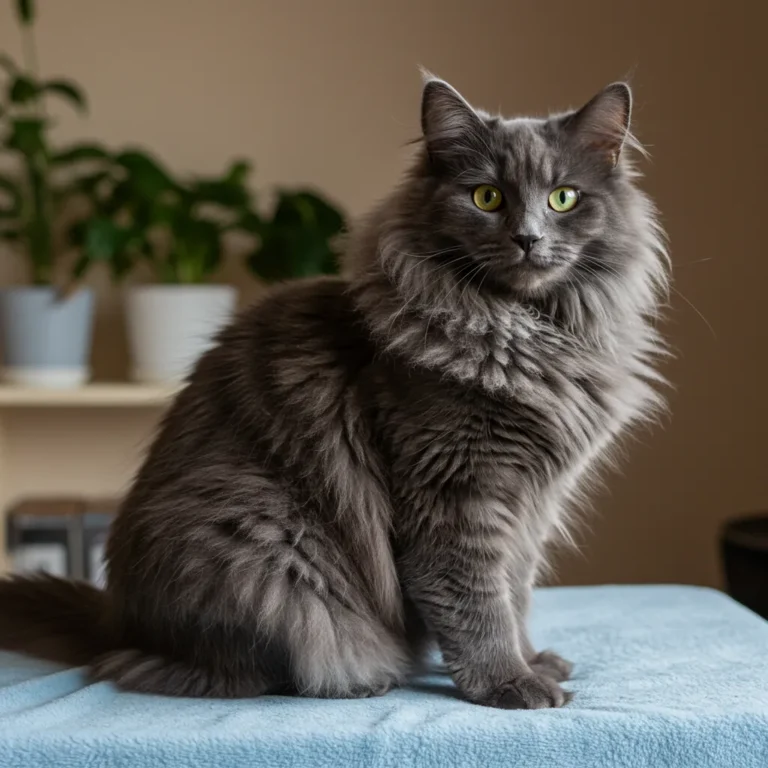 Norwegian Forest Cat Sneezing