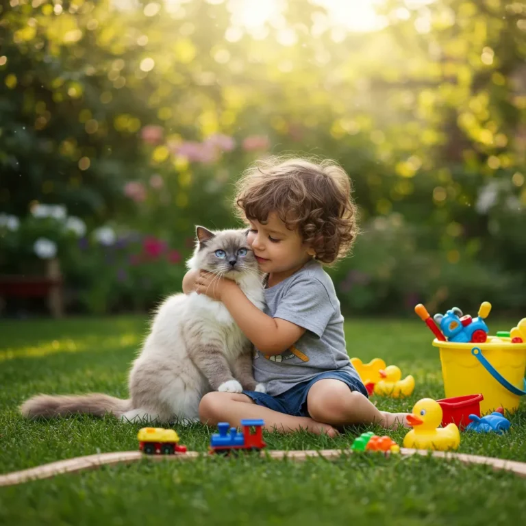 Ragdoll Cats and Kids