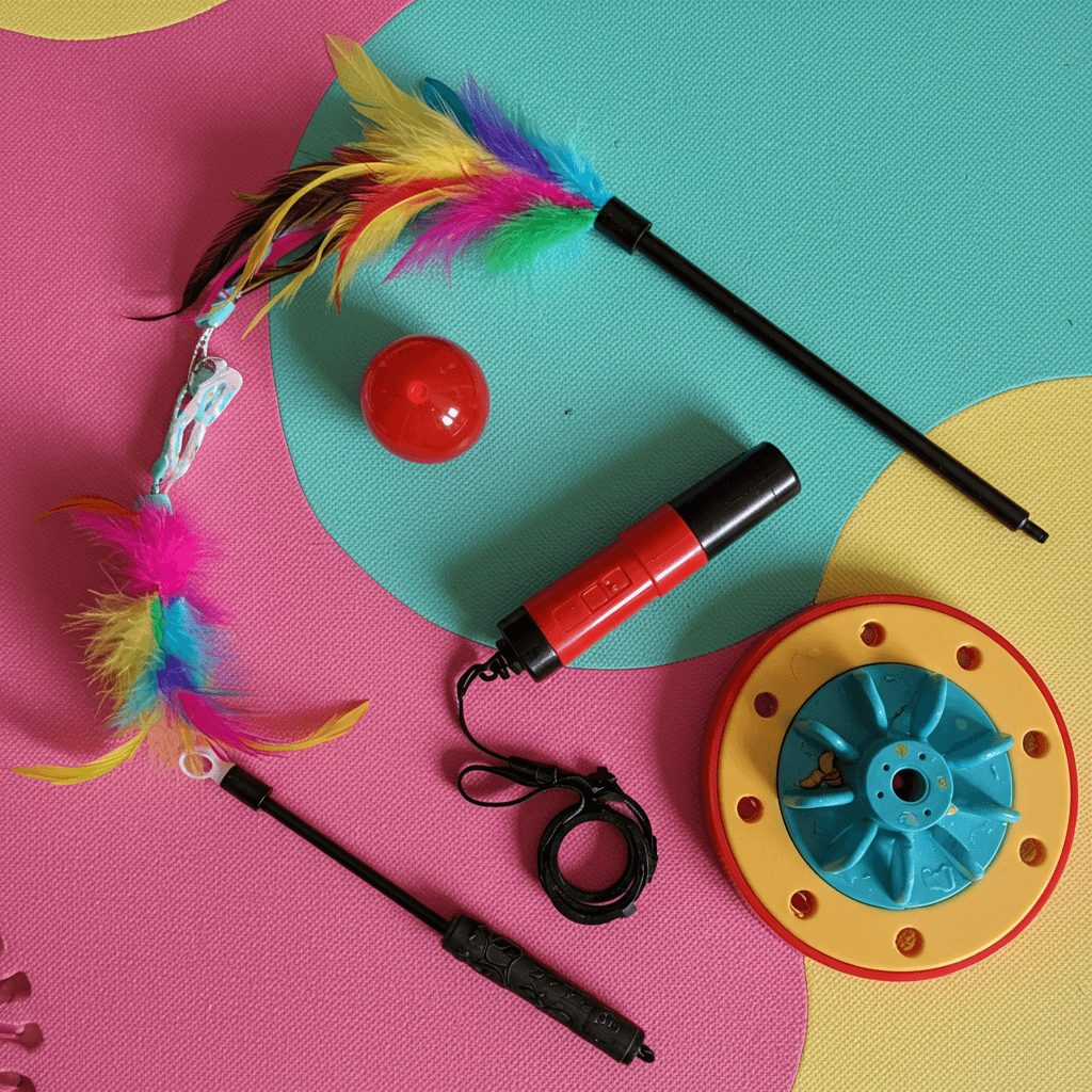 Best toys for Siamese cats, including wand, laser, and puzzle feeder.