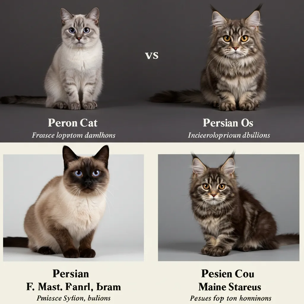 Chart comparing Siamese cat skittishness to Persian and Maine Coon breeds