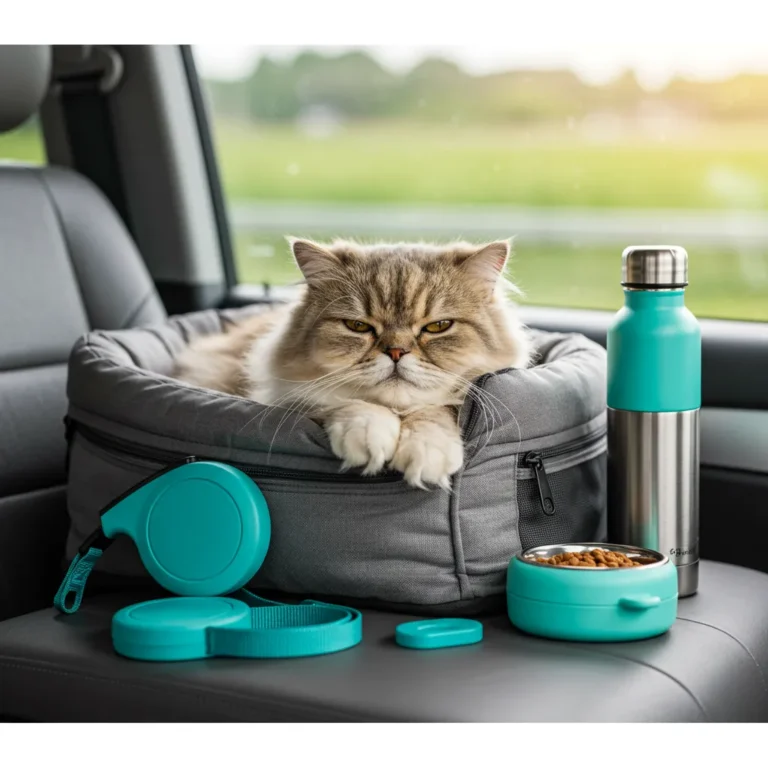 Cat Stay in a Carrier