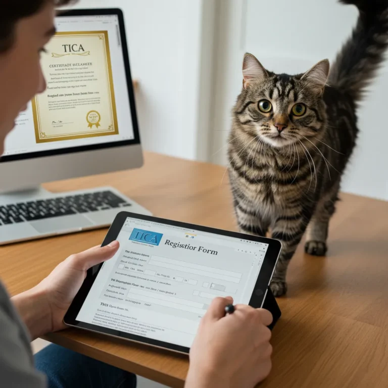 Cat is TICA Registered