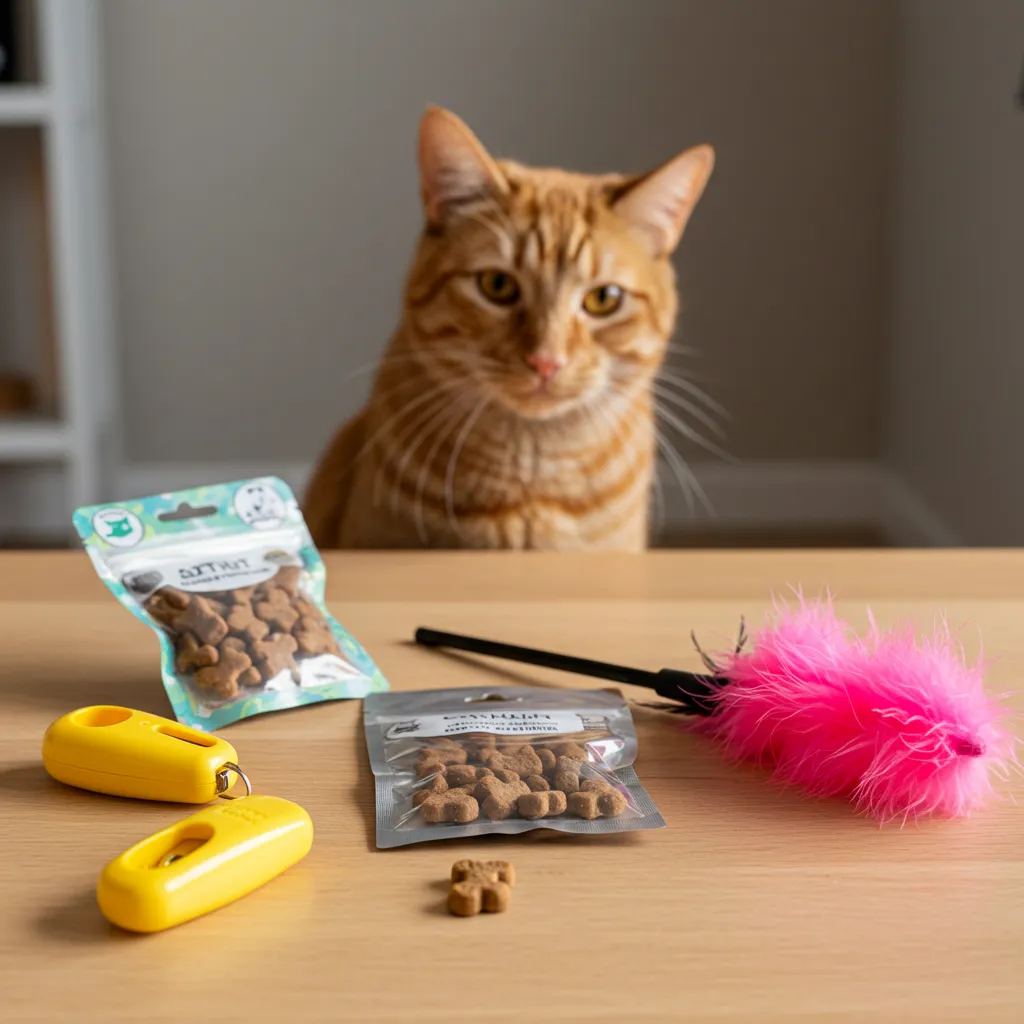 Cat training tools for teaching name recognition.
