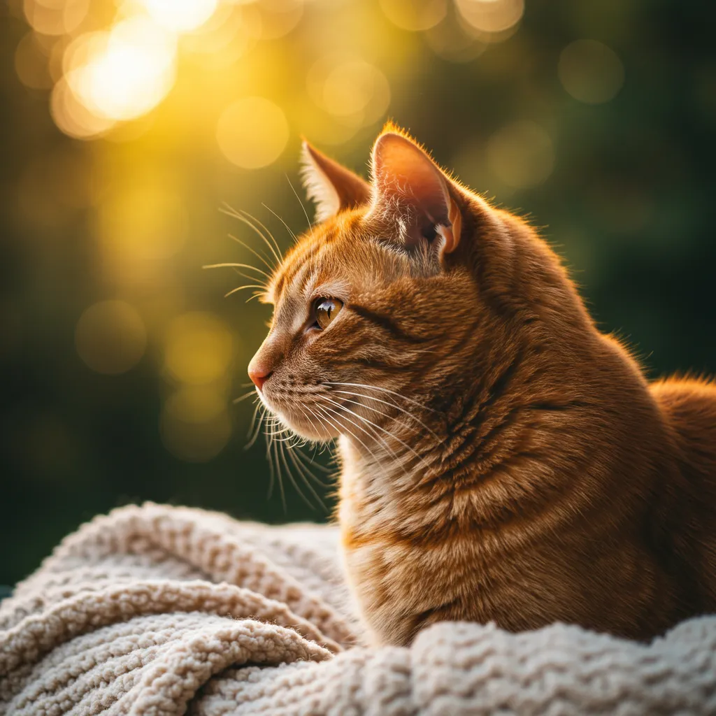 Healthy cat with glossy ears highlighting proper cat ear care.