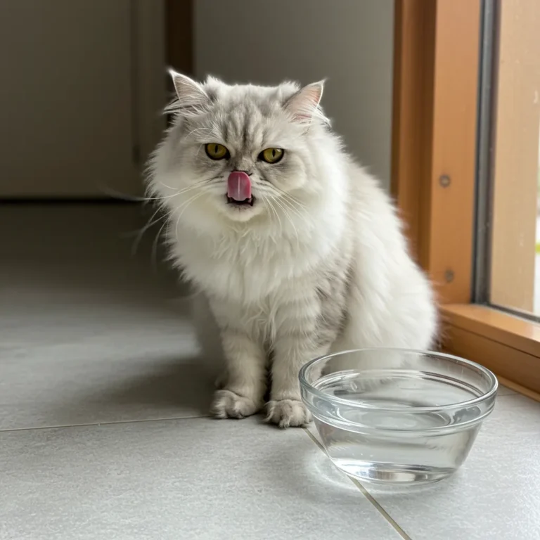 Tongue Out and Breathing
