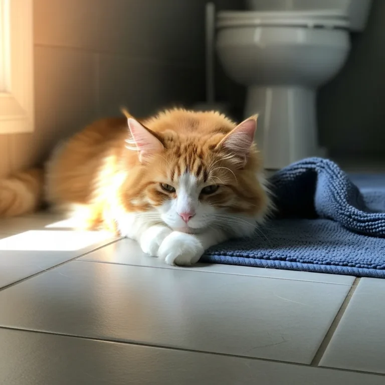 Why Your Cat Sleeps in the Bathroom