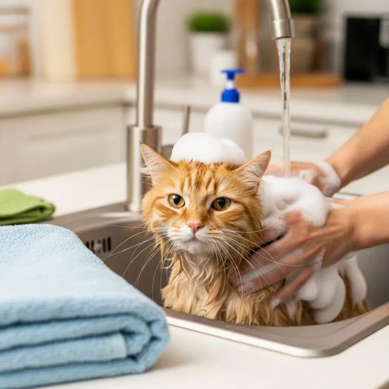 How to Get Rid of Vet Smell from Cat