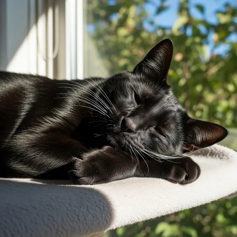Why Does My Black Cat Have White Hairs