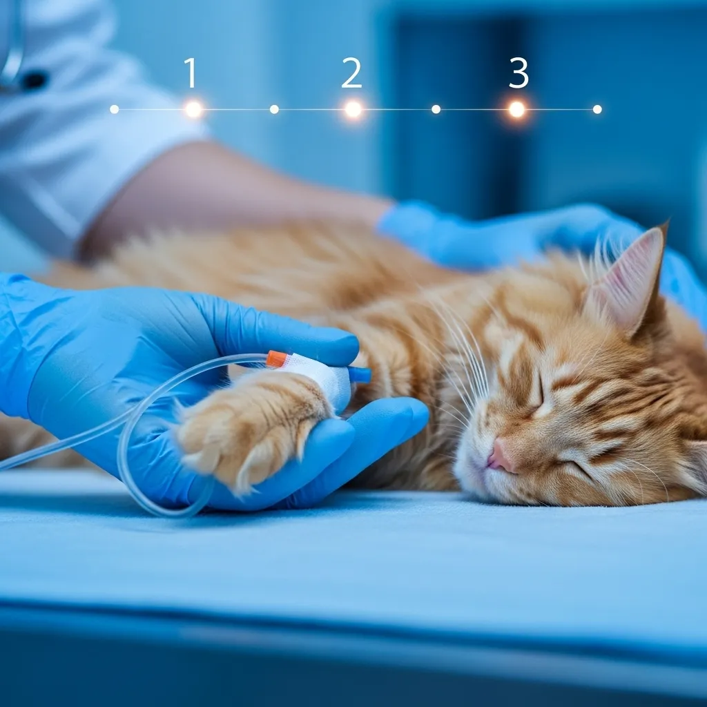 What happens during cat euthanasia process