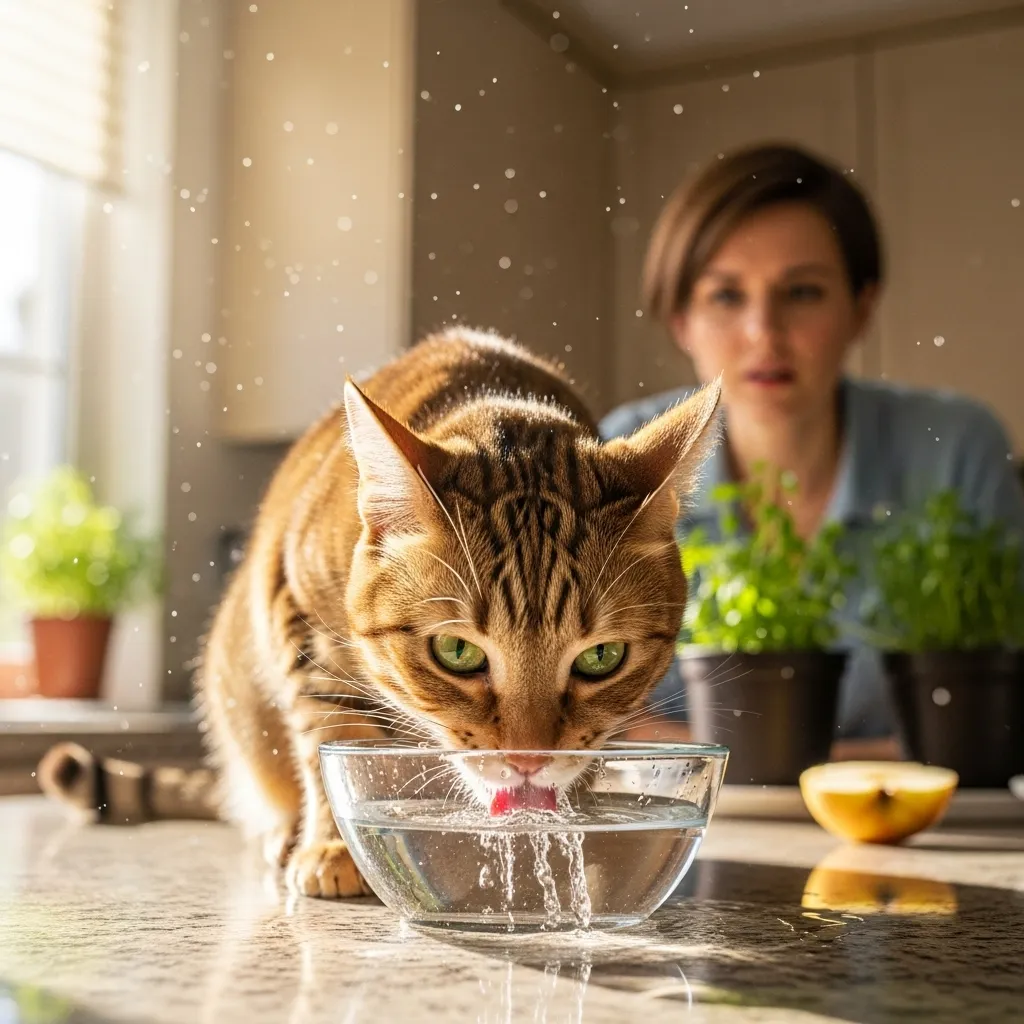 Cat drinking a lot of water - why is my cat drinking so much water