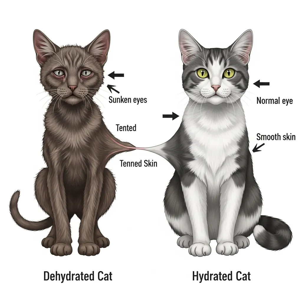Cat dehydration signs - how to spot feline dehydration