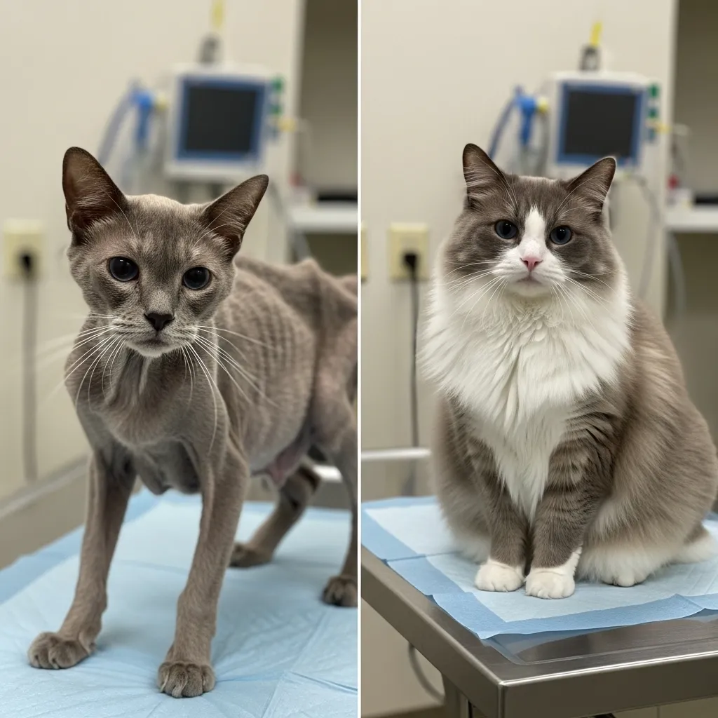 Ragdoll cat kidney disease weight gain before and after