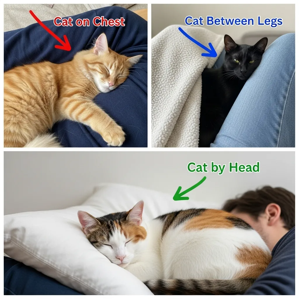 Why my cat sleeps on top of me - cat sleeping positions explained