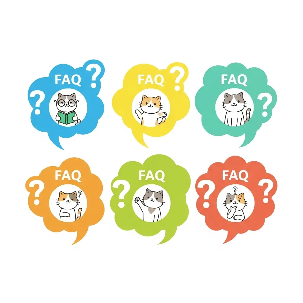 FAQ why does my cat sleep on me - quick answers infographic