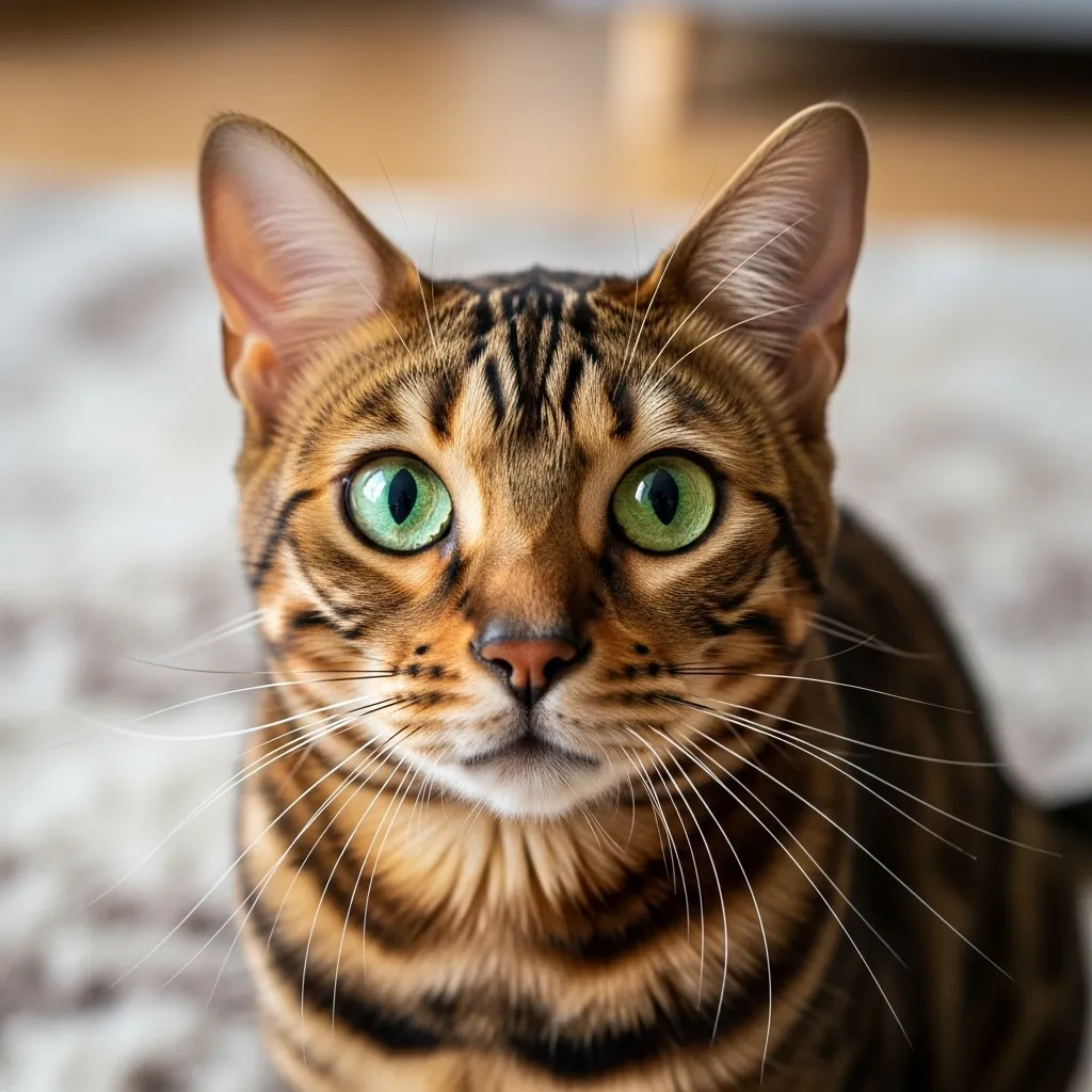 Close-up of a Siamese cat with bright blue eyes, showcasing healthy feline vision before cat eye surgery.
