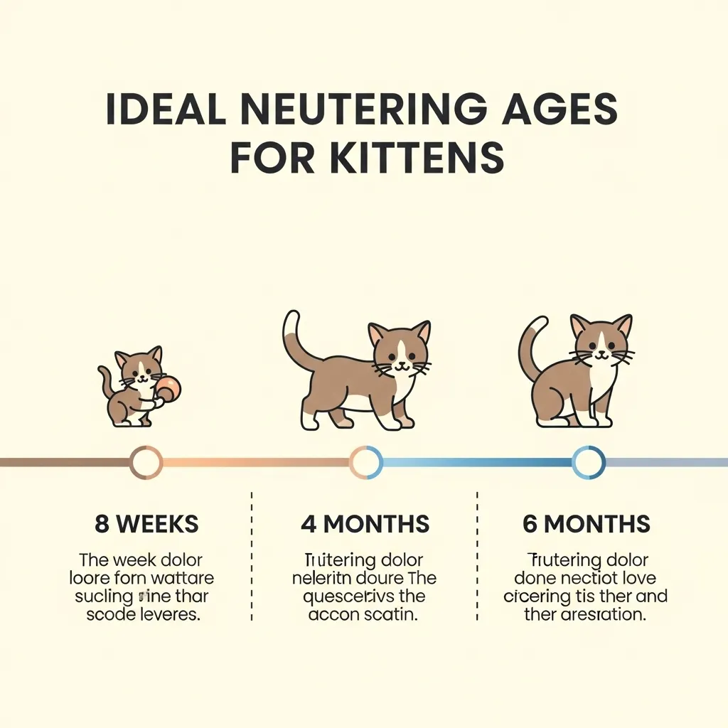 When to neuter a kitten – ideal age timeline