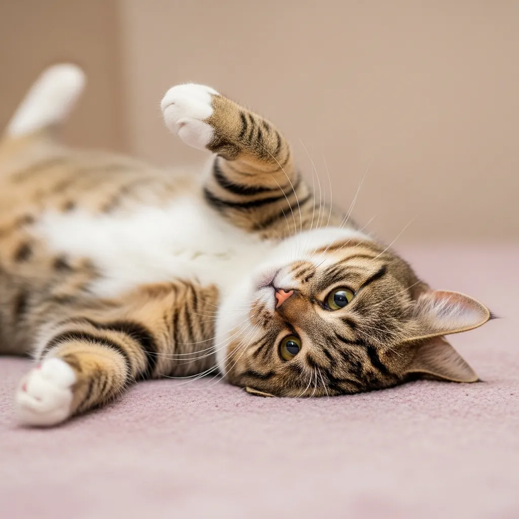 Illustrated cheat sheet of six common cat sleeping positions with meanings and comfort ratings.