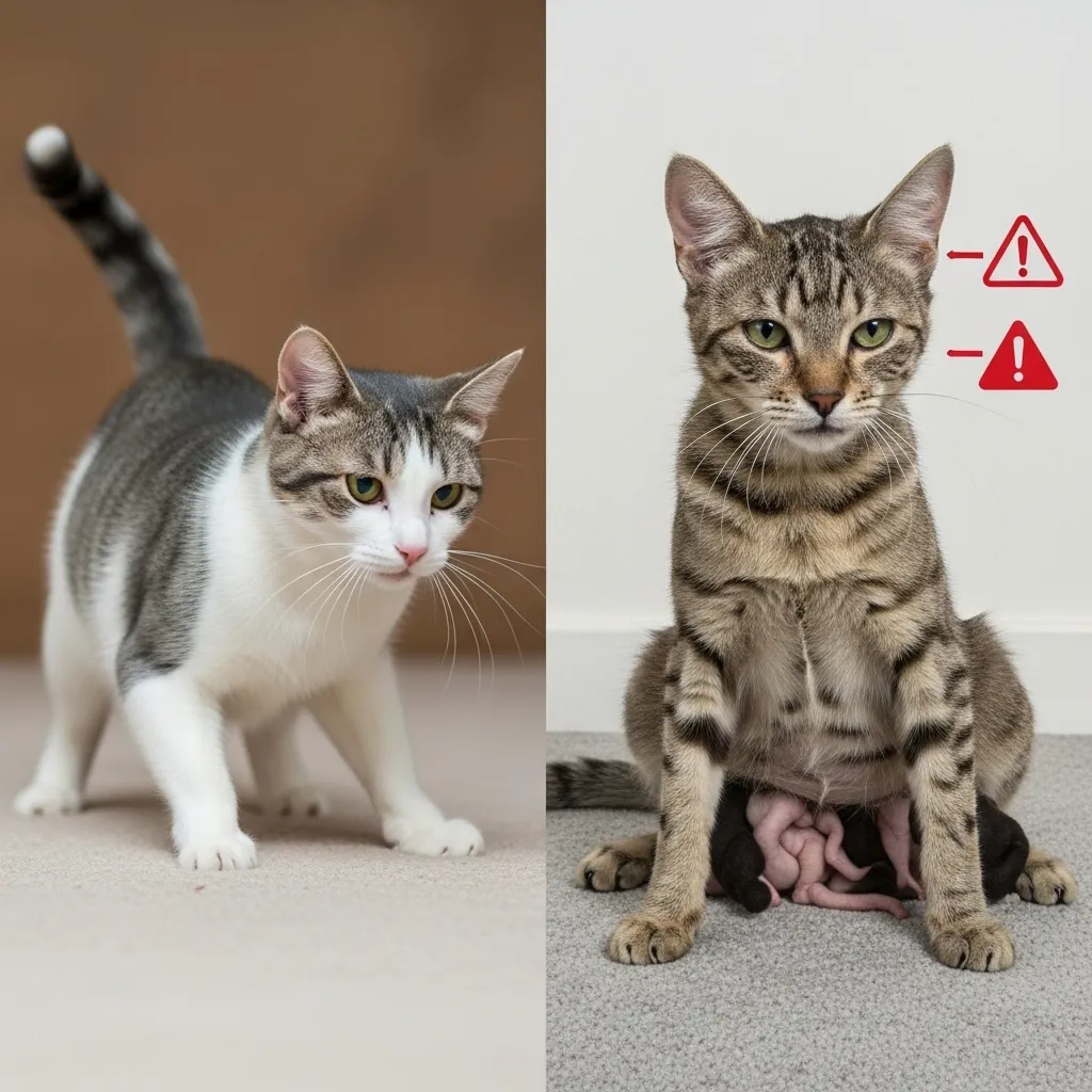 Health risks of frequent cat breeding vs spayed cat vitality