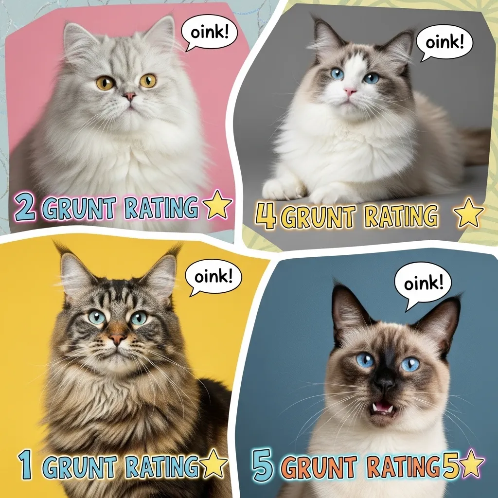 Cat breeds most likely to grunt: Persian, Ragdoll, Maine Coon – cat grunting behavior by breed