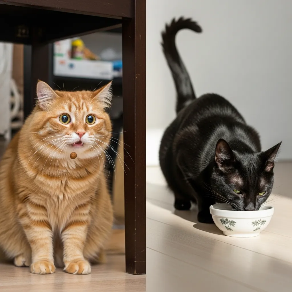 Cat stress eating behavior signs and fixes