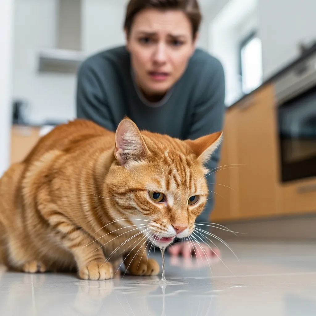 Cat vomiting after eating - digestion issues
