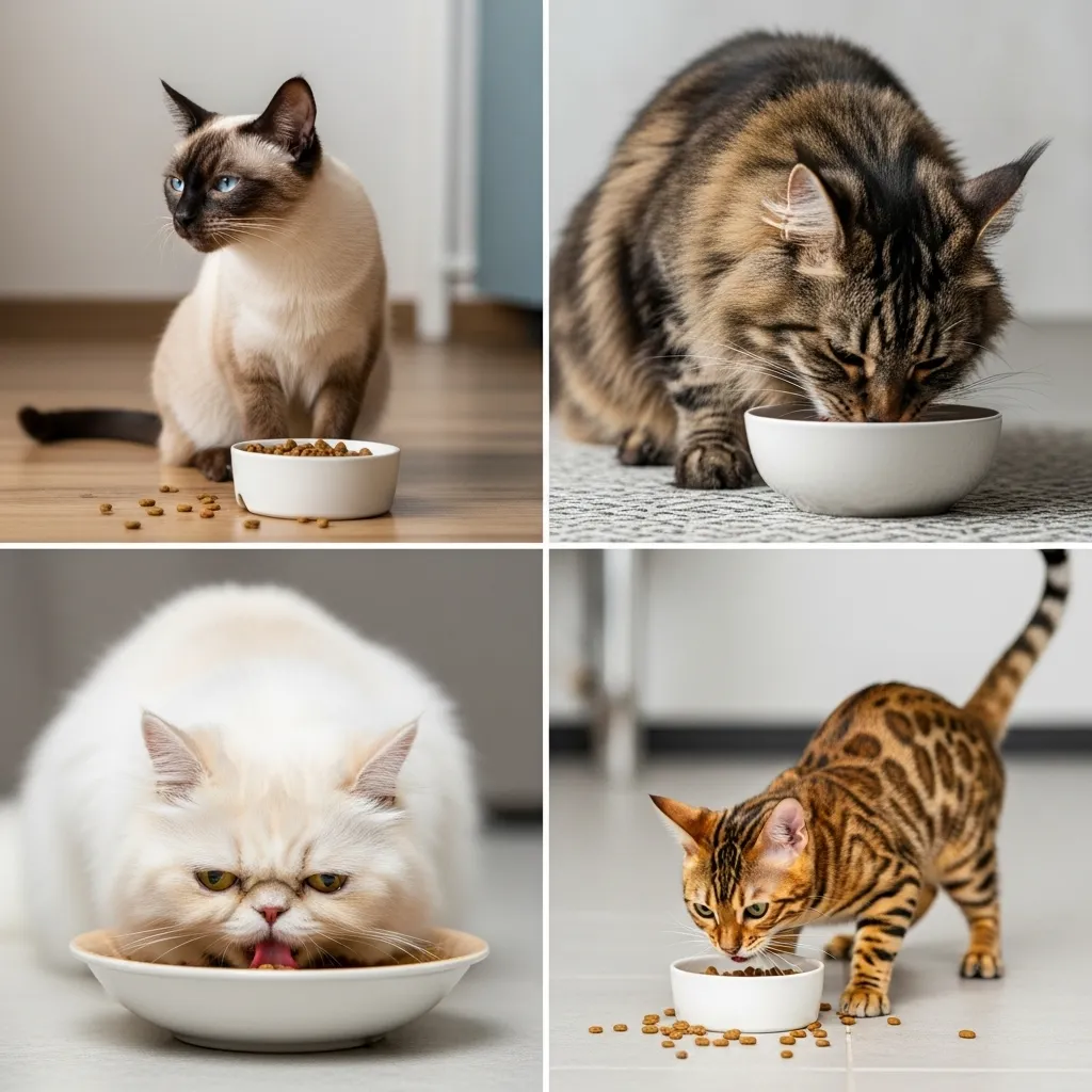 Breed-specific cat eating habits and fixes