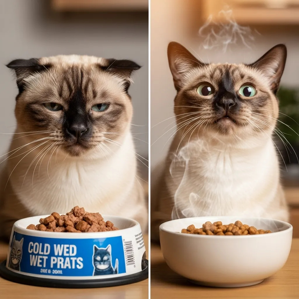 Storing Wet Cat Food 12 Siamese cats prefer warmed refrigerated wet food