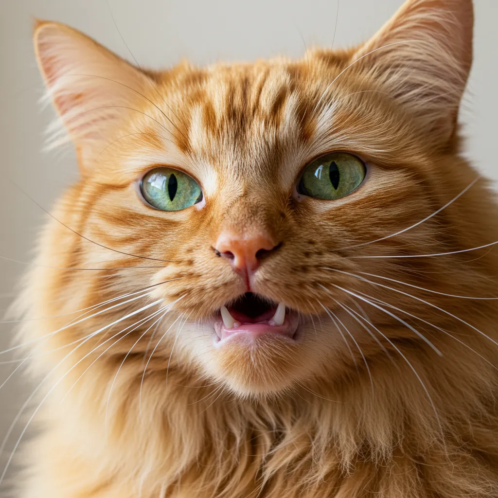 Why Does My Cat Sniff Me 4 Cat displaying the Flehmen response with curled lip