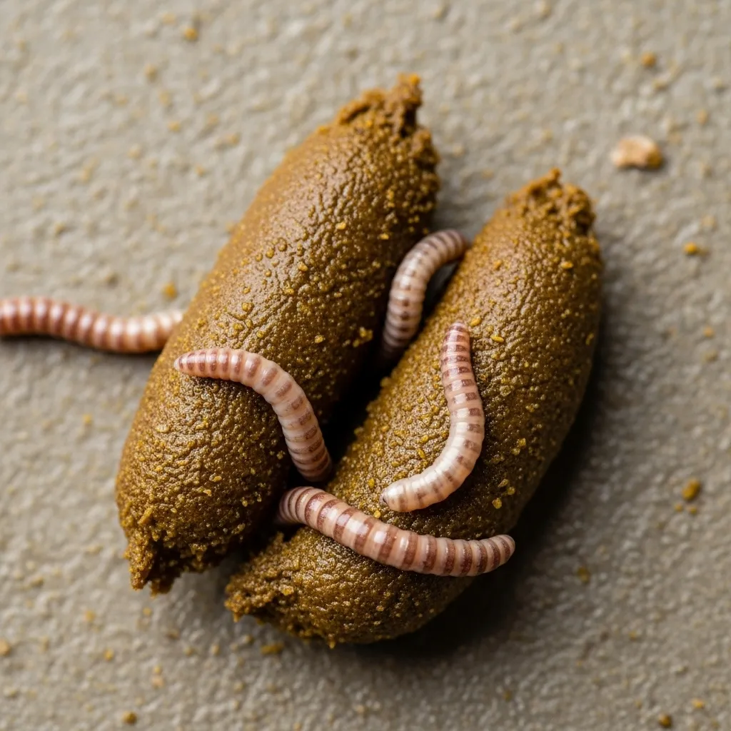 What to Expect After Deworming a Cat 2 Example of dead worms in cat stool after successful deworming treatment