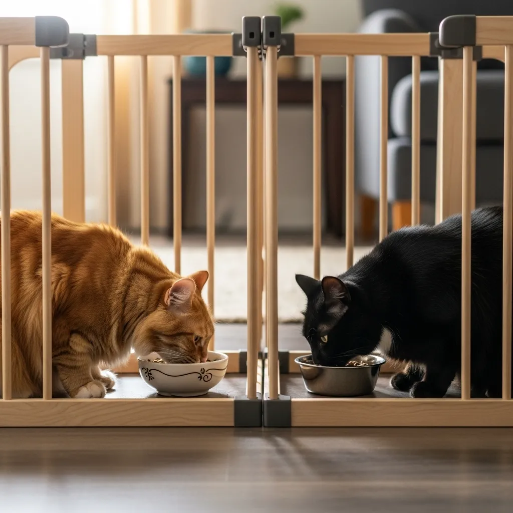 Meal-time visual introduction through baby gate – positive association technique
