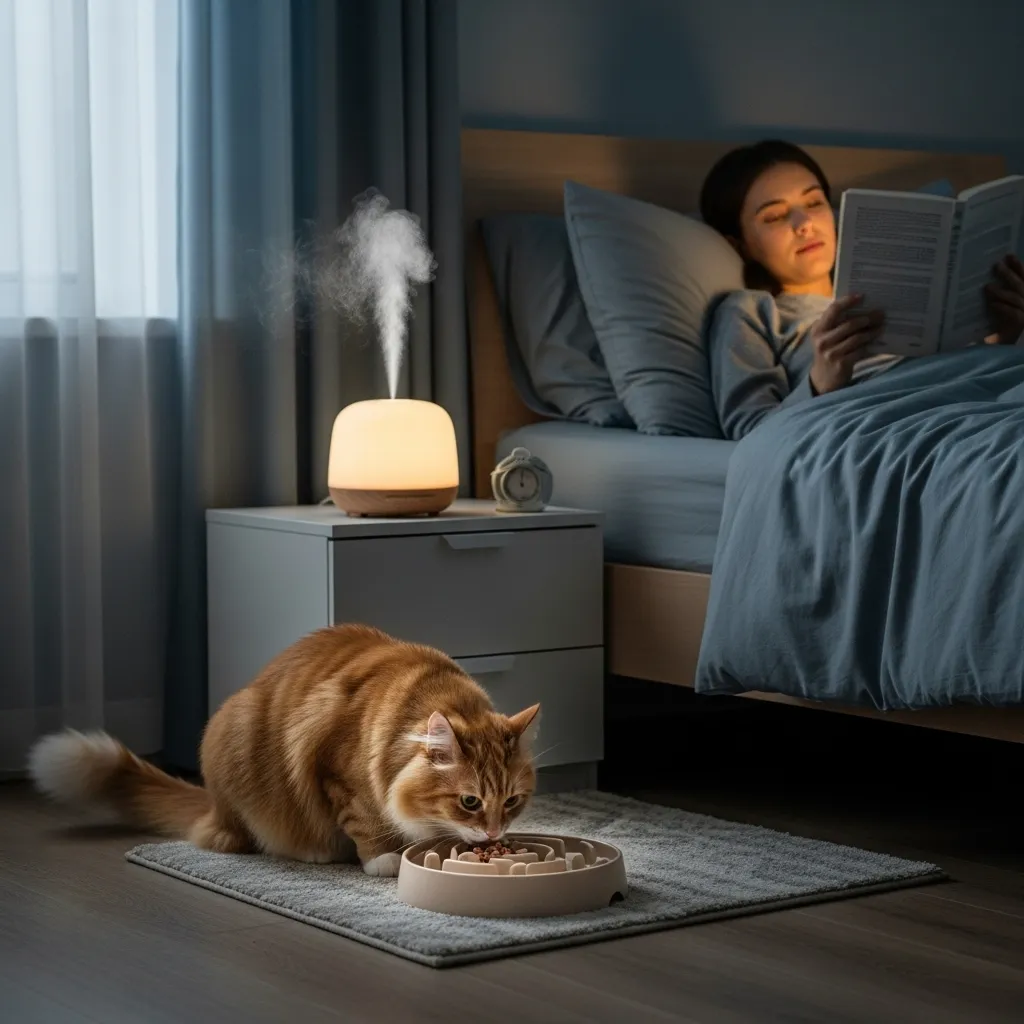 Nighttime routine to stop cat zoomies at 3am