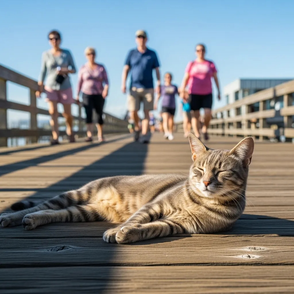 TNR success story – calm community cat colony after Trap-Neuter-Return program