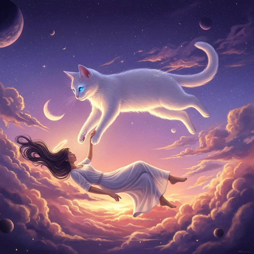 Spiritual meaning of white cats in dreams – intuition and guidance