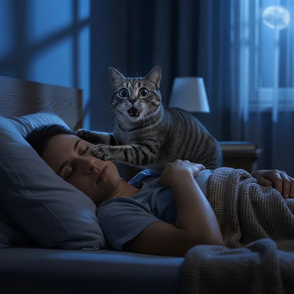 Cat waking owner up at night for pets – common 3 AM struggle