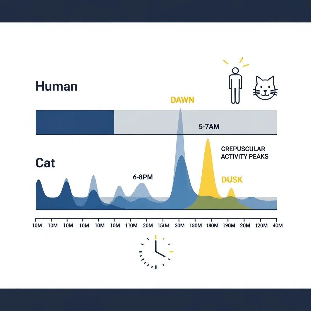 Cat sleep schedule vs human – why cats are active at night