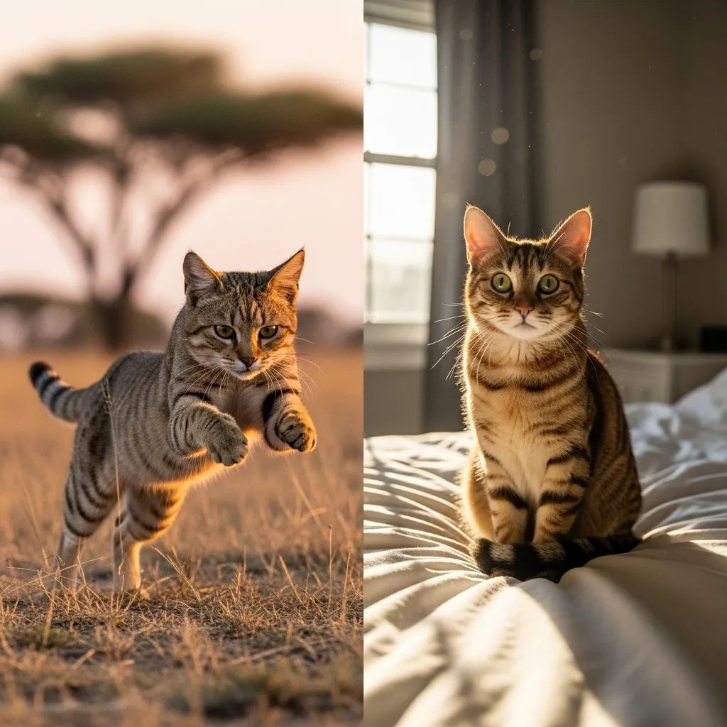 Crepuscular cats: wild vs domestic activity patterns
