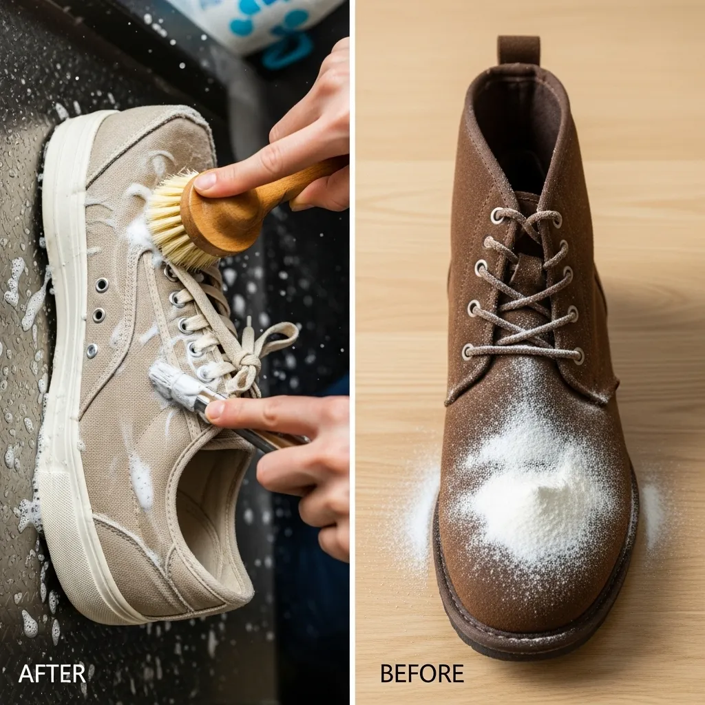 Cleaning cat pee from canvas vs suede shoes – material guide