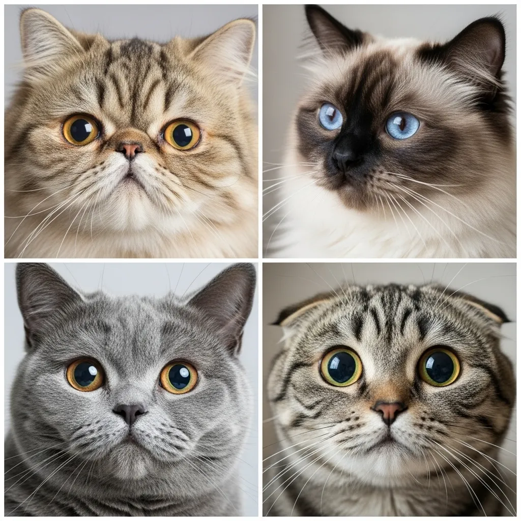 Flat-faced cat breeds prone to eye boogers – Persian vs others
