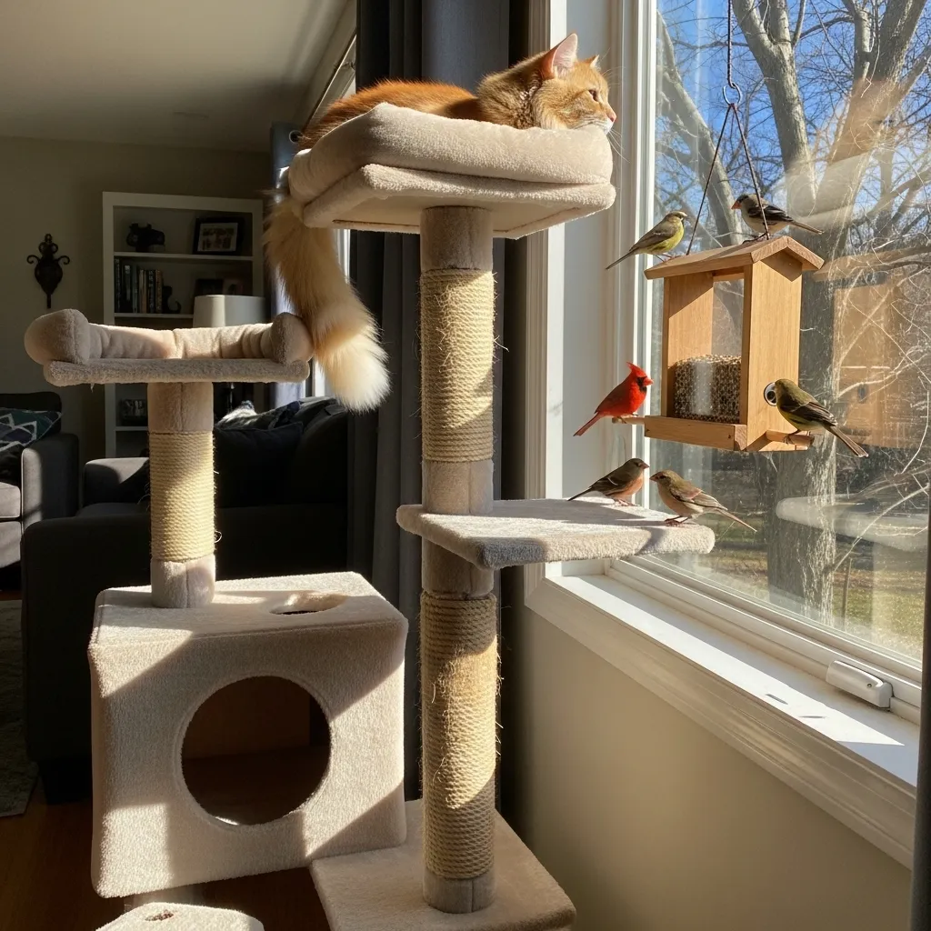 Cat-friendly home with vertical space and safe enrichment zones