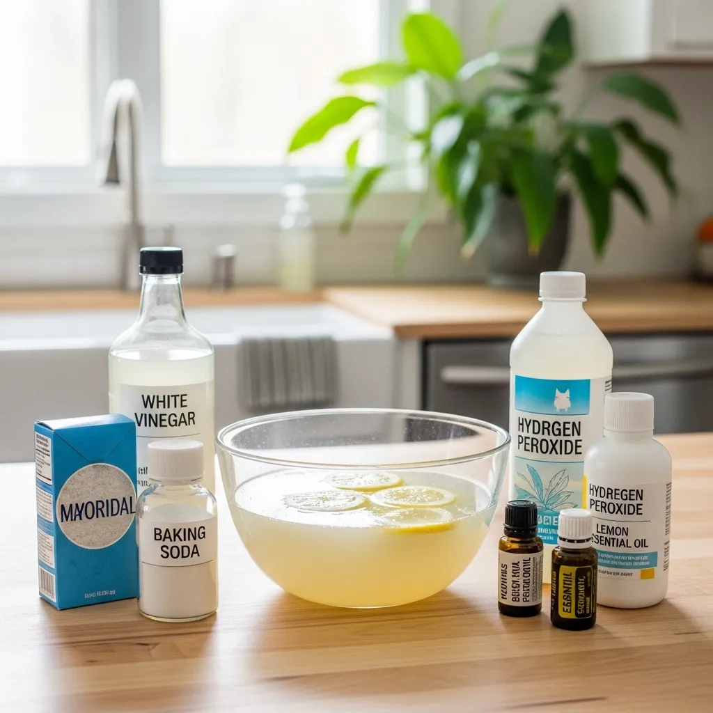 Homemade cat urine cleaner recipe with vinegar and baking soda