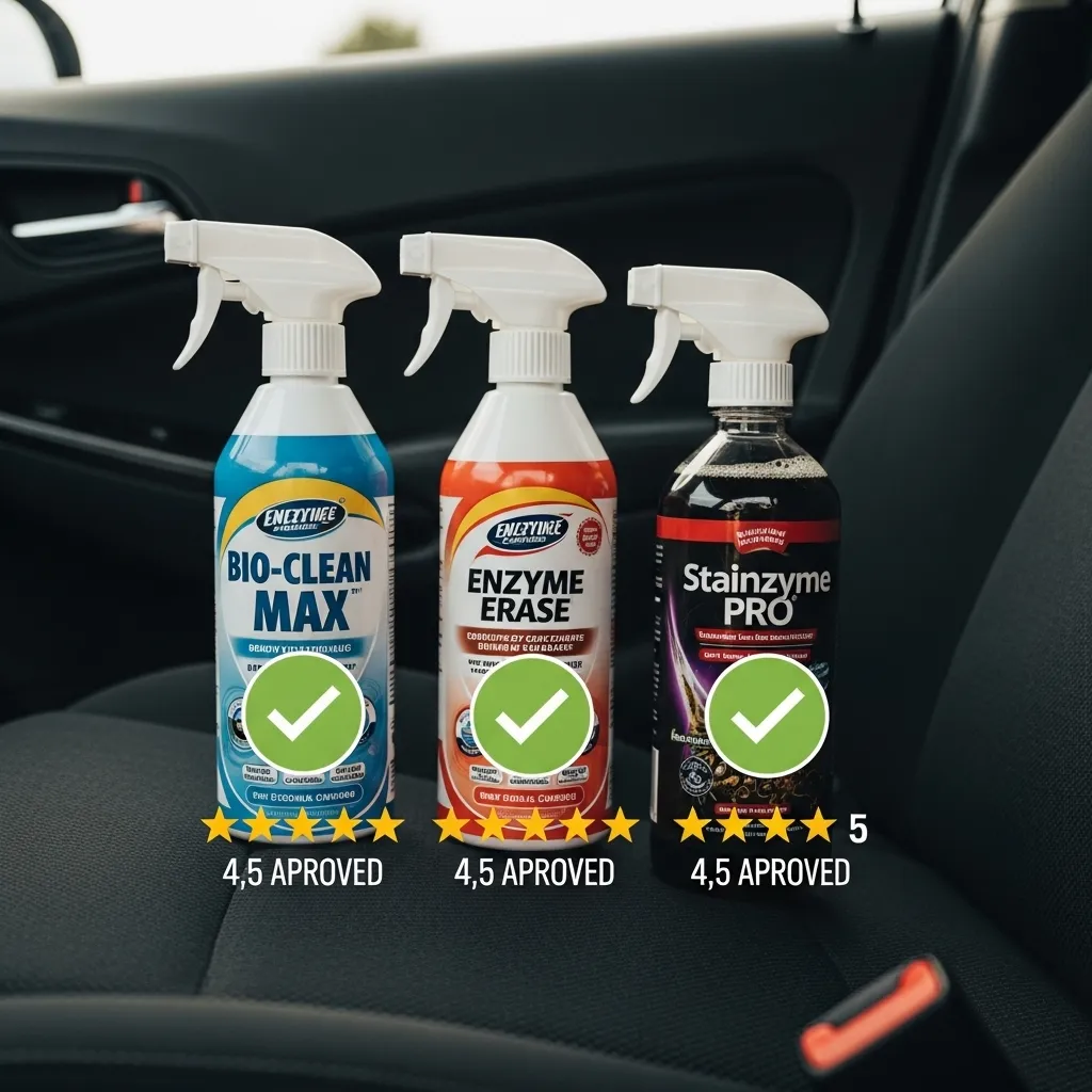 Best commercial cat urine cleaners for car seats 2025