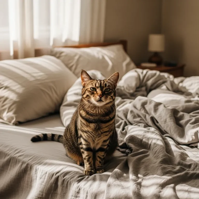 My Cat Sleep at the End of My Bed