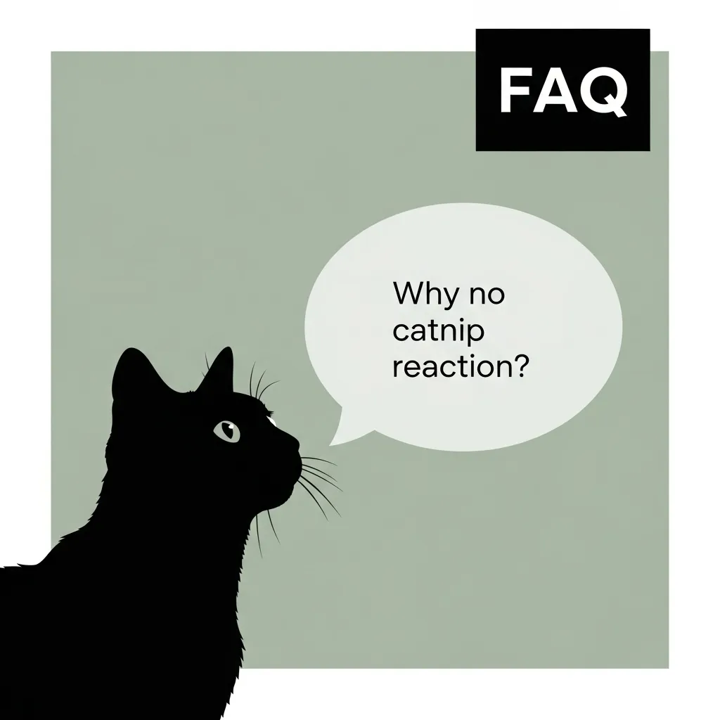 Why cats don’t respond to catnip – FAQ visual for non-responsive cats