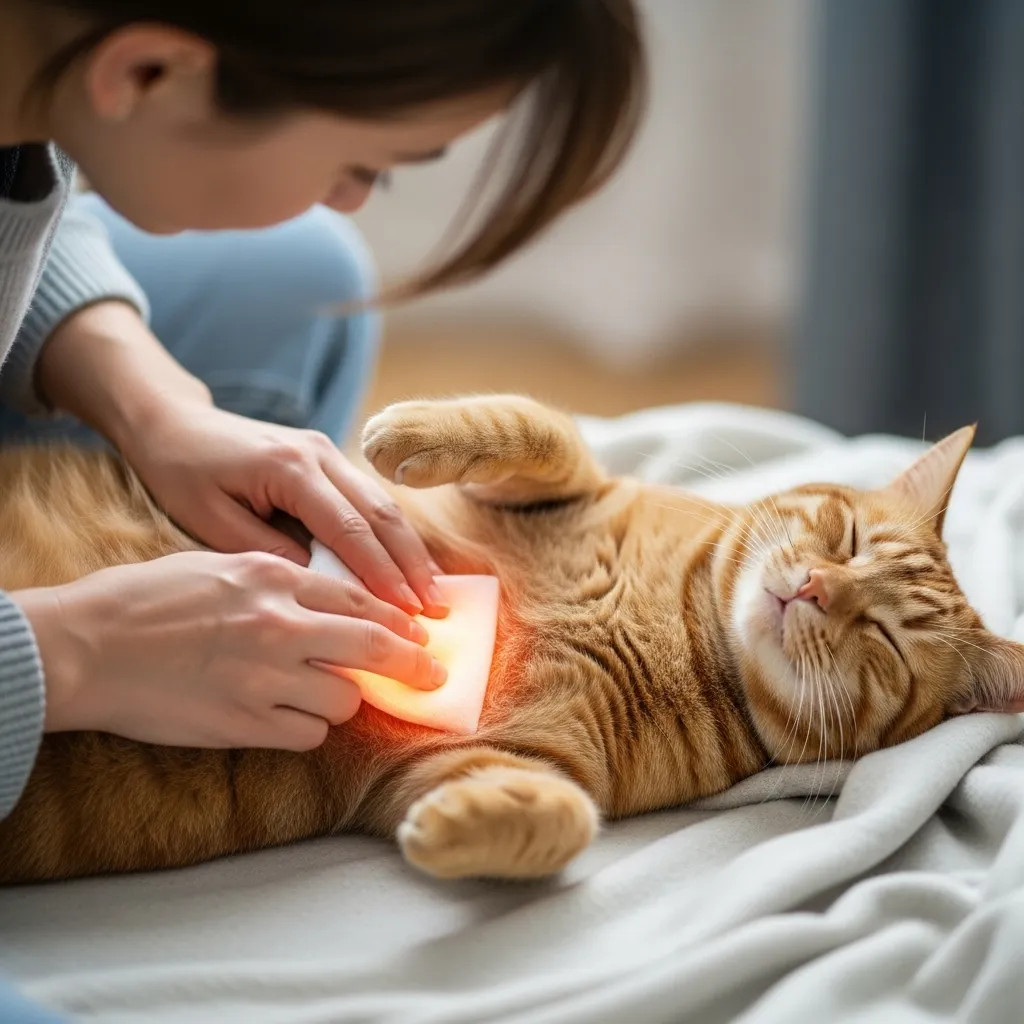 Why Is My Cat Bloated 6 Safe home remedy – warm compress for cat bloating relief