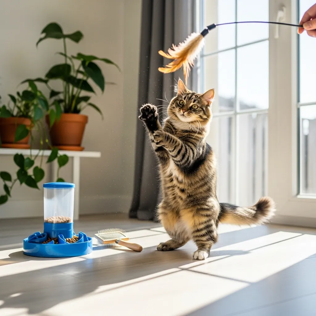 Why Is My Cat Bloated 7 Preventing cat bloating with slow feeder and grooming routine