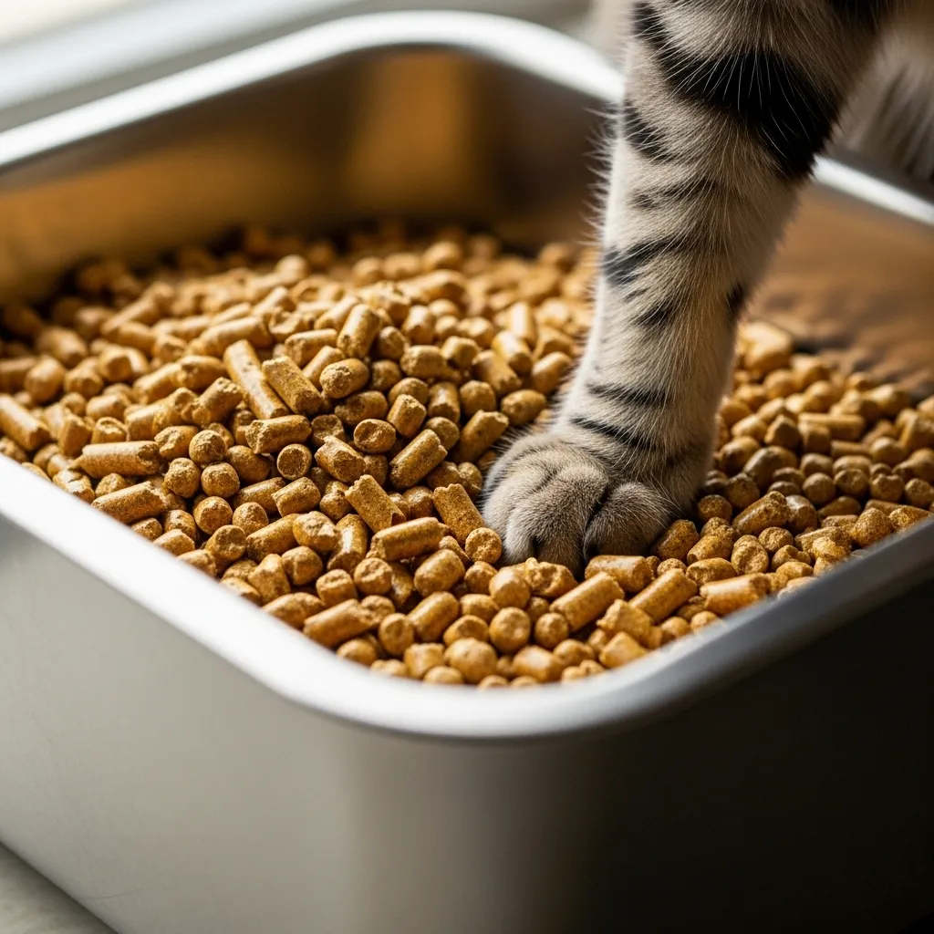Pine pellets as eco-friendly cat litter alternative – natural odor control 2025